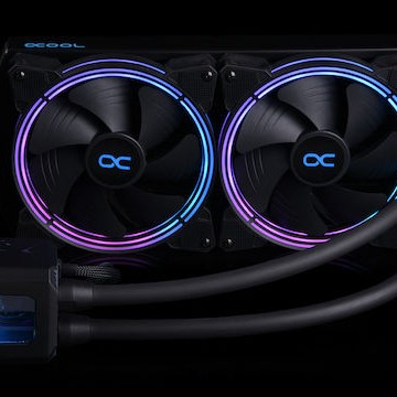 Alphacool Aurora 280 Digital RGB Υδρόψυξη Επεξεργαστή Διπλού Ανεμιστήρα 140mm για Socket AM4/AM5/1200/115x