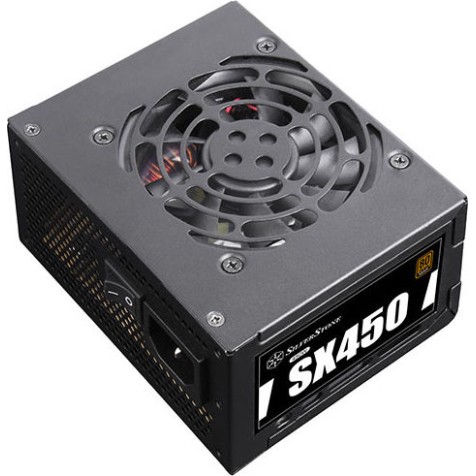 Silverstone SX450-B 450W Μαύρο Τροφοδοτικό Υπολογιστή Full Wired 80 Plus Bronze