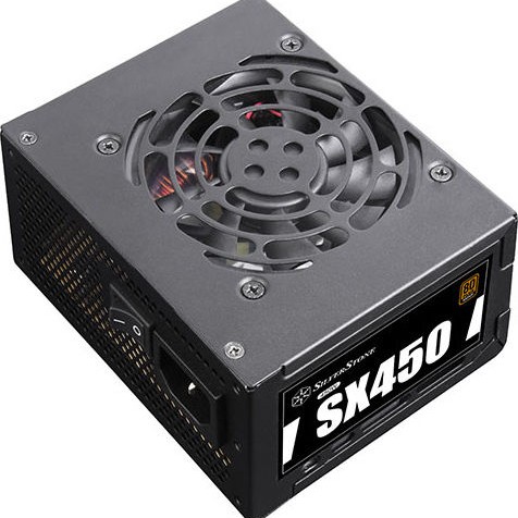 Silverstone SX450-B 450W Μαύρο Τροφοδοτικό Υπολογιστή Full Wired 80 Plus Bronze