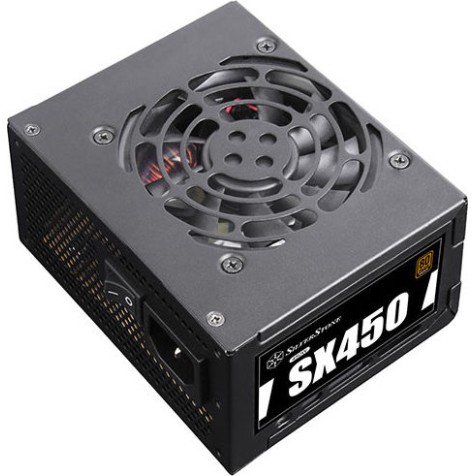 Silverstone SX450-B 450W Μαύρο Τροφοδοτικό Υπολογιστή Full Wired 80 Plus Bronze
