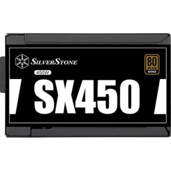 Silverstone SX450-B 450W Μαύρο Τροφοδοτικό Υπολογιστή Full Wired 80 Plus Bronze