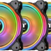 Thermaltake Quad 12 RGB Radiator Fan TT Premium Case Fan 120mm με Σύνδεση 4-Pin Molex 3τμχ