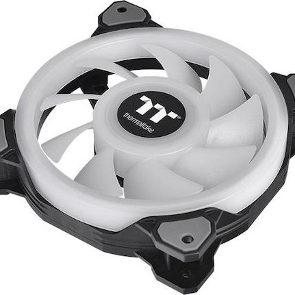 Thermaltake Quad 12 RGB Radiator Fan TT Premium Case Fan 120mm με Σύνδεση 4-Pin Molex 3τμχ