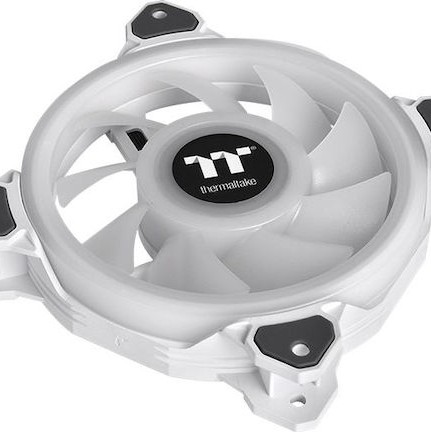 Thermaltake Riing Quad 12 RGB Radiator Fan TT Premium Case Fan 120mm με Σύνδεση 4-Pin PWM 3τμχ Γκρι