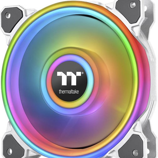 Thermaltake Riing Quad 12 RGB Radiator Fan TT Premium Case Fan 120mm με Σύνδεση 4-Pin PWM 3τμχ Γκρι