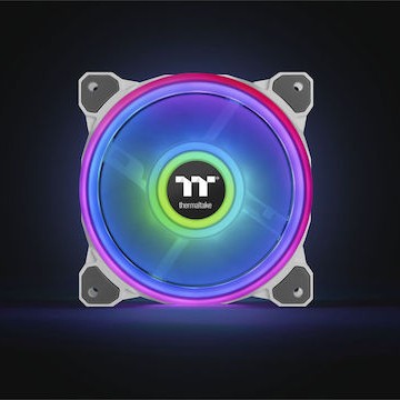 Thermaltake Riing Quad 12 RGB Radiator Fan TT Premium Case Fan 120mm με Σύνδεση 4-Pin PWM 3τμχ Γκρι