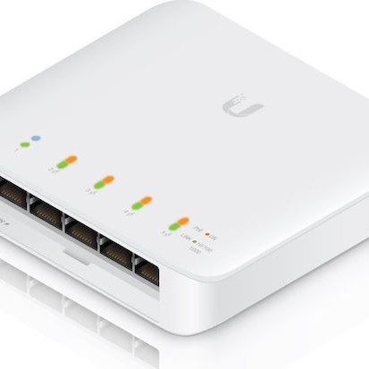 Ubiquiti UniFi USW-Flex Managed L2 PoE Switch με 5 Θύρες Gigabit (1Gbps) Ethernet