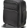 Kensington Βαλίτσα Ταξιδίου Καμπίνας Υφασμάτινη Μαύρος με 4 Ρόδες