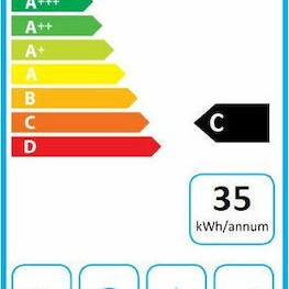 Respekta DH 520 WL Ελεύθερος Απορροφητήρας 50cm Λευκός