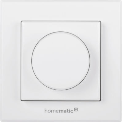 HomeMatic IP HMIP-WRCR Χωνευτός Διακόπτης Τοίχου Φωτισμού Μονός με Πλαίσιο Λευκός