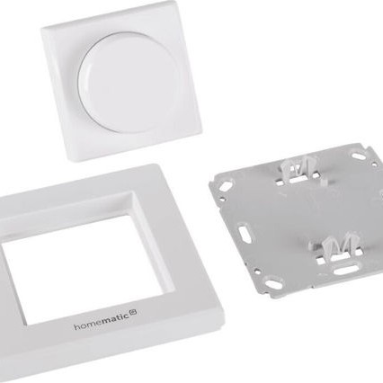 HomeMatic IP HMIP-WRCR Χωνευτός Διακόπτης Τοίχου Φωτισμού Μονός με Πλαίσιο Λευκός