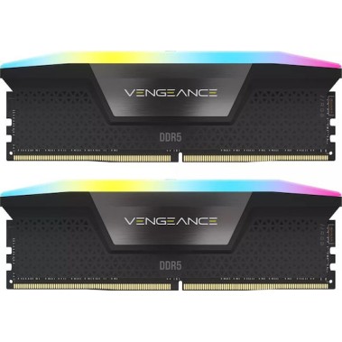 Corsair Vengeance RGB XMP DDR5 96GB RAM με 2x48GB Modules και Ταχύτητα 6400 για Desktop