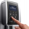De'Longhi Dinamica Αυτόματη Μηχανή Espresso 1450W Πίεσης 15bar με Μύλο Άλεσης Ασημί