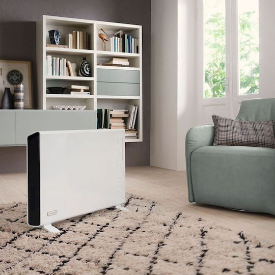 De'Longhi Slim Style Θερμοπομπός Δαπέδου 2000W 82x55cm Λευκός