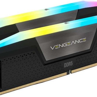 Corsair Vengeance RGB DDR5 96GB RAM με 2x48GB Modules και Ταχύτητα 6600 για Desktop