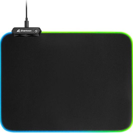 Sharkoon 1337 RGB V2 Gaming Mouse Pad Medium 360mm με RGB Φωτισμό Μαύρο