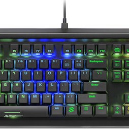 Sharkoon Skiller SGK60 Gaming Μηχανικό Πληκτρολόγιο με Kailh Box White διακόπτες και RGB φωτισμό (Αγγλικό US)