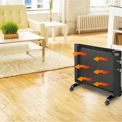 De'Longhi HMP1500 Θερμοπομπός Δαπέδου 1500W Mica 73.6x57cm