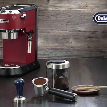 De'Longhi DLSC058 Πατητήρι με Επίπεδη Επιφάνεια 51mm σε Μπλε Χρώμα