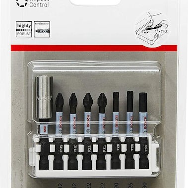 Bosch Σετ 8 Μύτες Κατσαβιδιού Impact Control
