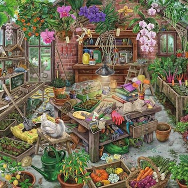 Παιδικό Puzzle In the Greenhouse 368pcs Ravensburger