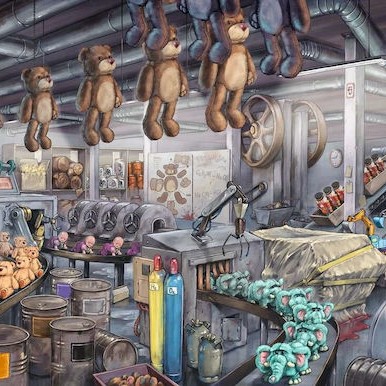 Παιδικό Puzzle In the Toy Factory 368pcs Ravensburger