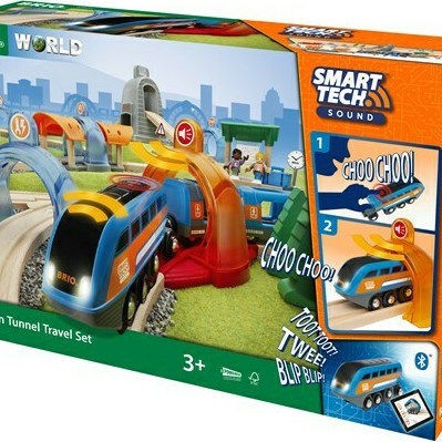 Brio Toys Smart Tech Sound Action Σετ με Τρενάκι με Ήχο και Φως για 3+ Ετών