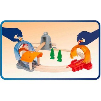 Brio Toys Smart Tech Sound Action Σετ με Τρενάκι με Ήχο και Φως για 3+ Ετών