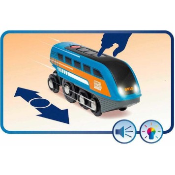 Brio Toys Smart Tech Sound Action Σετ με Τρενάκι με Ήχο και Φως για 3+ Ετών