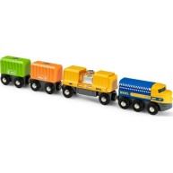 Brio Toys Three-Wagon Cargo Τρενάκι για 3+ Ετών