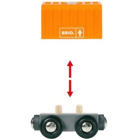 Brio Toys Three-Wagon Cargo Τρενάκι για 3+ Ετών