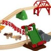 Brio Toys Animal Farm Σετ με Τρενάκι από Ξύλο για 3+ Ετών