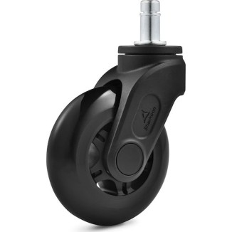 Sharkoon SW10 Τροχοί Προσανατολισμού Μαύροι Ρόδες 5τμχ x11mm