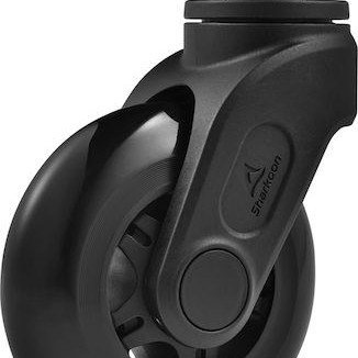 Sharkoon SW10 Τροχοί Προσανατολισμού Μαύροι Ρόδες 5τμχ x11mm