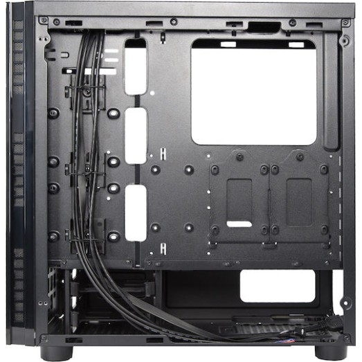 Chieftec Hawk Tempered Glass Midi Tower Κουτί Υπολογιστή με Πλαϊνό Παράθυρο Μαύρο