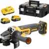 Dewalt Τροχός 125mm Μπαταρίας Brushless 3x5Ah