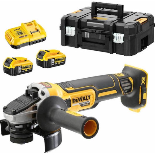 Dewalt Τροχός 125mm Μπαταρίας Brushless 3x5Ah