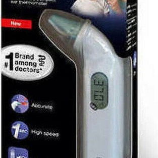 Braun Thermoscan 3 Ψηφιακό Θερμόμετρο Αυτιού με Υπέρυθρες Κατάλληλο για Μωρά