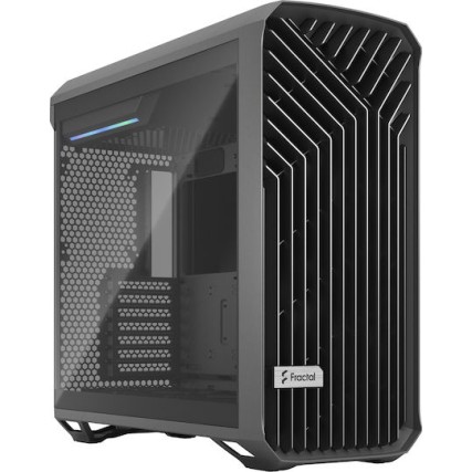 Fractal Design Torrent TG Light Gray Gaming Midi Tower Κουτί Υπολογιστή με Πλαϊνό Παράθυρο Γκρι
