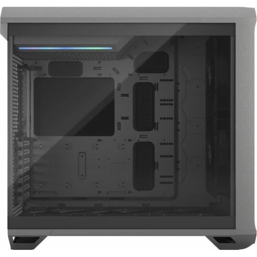 Fractal Design Torrent TG Light Gray Gaming Midi Tower Κουτί Υπολογιστή με Πλαϊνό Παράθυρο Γκρι