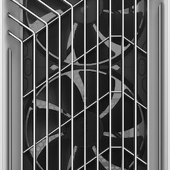 Fractal Design Torrent Gaming Midi Tower Κουτί Υπολογιστή με Πλαϊνό Παράθυρο White TG Clear