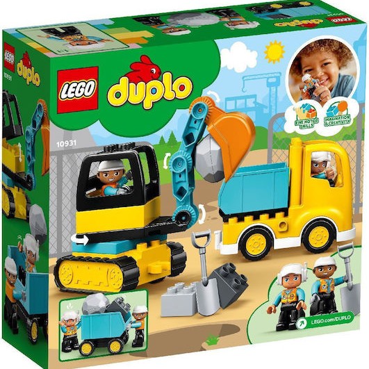 Lego Duplo Truck & Tracked Excavator για 2+ Ετών