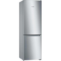 Bosch Ψυγειοκαταψύκτης 282lt Total NoFrost Υ176xΠ60xΒ66εκ. Inox KGN33NLEB