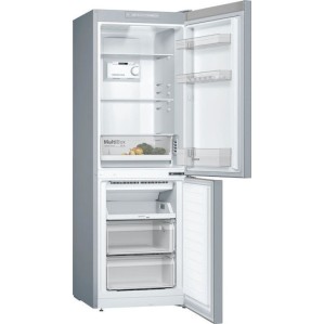 Bosch Ψυγειοκαταψύκτης 282lt Total NoFrost Υ176xΠ60xΒ66εκ. Inox KGN33NLEB
