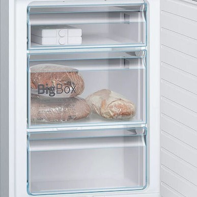 Bosch Ψυγειοκαταψύκτης 340lt Υ201xΠ60xΒ65εκ. Inox KGE39AICA