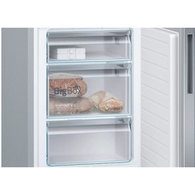 Bosch Ψυγειοκαταψύκτης 340lt Υ201xΠ60xΒ65εκ. Inox KGE39AICA