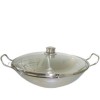 Bosch Wok Με Καπάκι από Ανοξείδωτο Ατσάλι 36cm