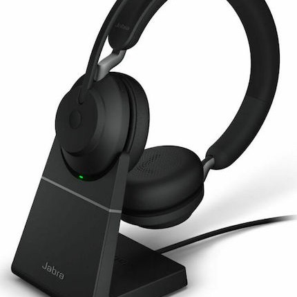 Jabra Evolve2 65 VOIP Headset Link380a UC Stereo Desk Stand Black (26599-989-989)