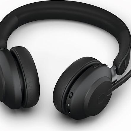 Jabra Evolve2 65 VOIP Headset Link380a UC Stereo Desk Stand Black (26599-989-989)