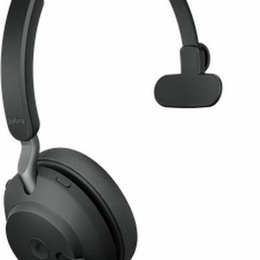 Jabra Evolve2 65 VOIP Headset Link380a MS Mono Desk Stand Black (26599-899-989)